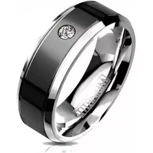 HommeBijoux Bague Alliance Mariage Anneau De Fiançailles Homme Femme Titane Noire Fr 62-63 (us 10)