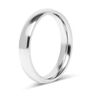 HommeBijoux Bague Anneau Alliance Mariage Classique Femme Homme Acier Miroir 4mm Fr 54-55 (us 7)