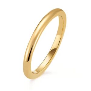 HommeBijoux Bague Anneau Alliance De Mariage Homme Femme Acier Doré Or Fin 2mm Fr 64-65 (us 11)