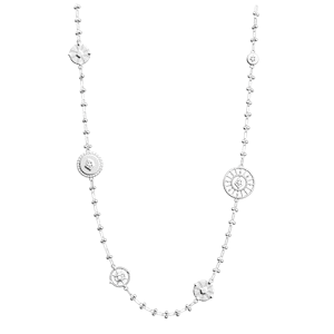 Les Georgettes Collier Astrale Argentee 075 / rond_16_mm female