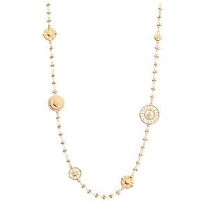 Les Georgettes Collier Astrale Doree 075 / rond_16_mm female