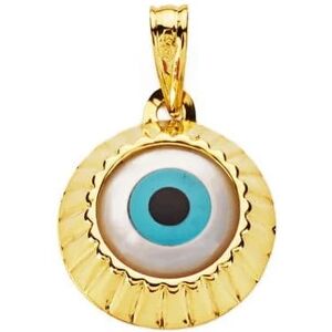 Orfeva Pendentif Oeil bleu Or Jaune 9k