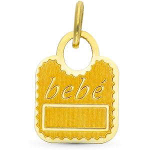 Orféva Pendentif Bavoir  Or Jaune 9K