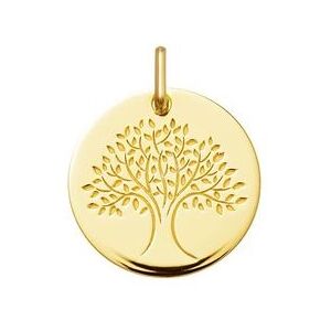 Orféva Médaille Arbre de Vie brillant  Or Jaune 9K