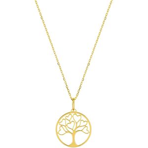 Orfeva Collier Arbre de Vie en Coeurs Or Jaune 9K