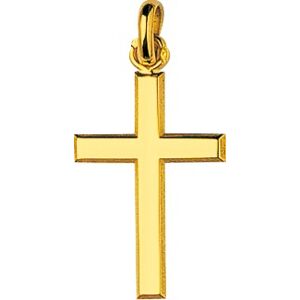 Orfeva Pendentif Croix bords en biseau