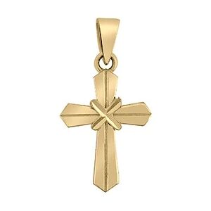 Orfeva Croix motif croise en Or Jaune 9K