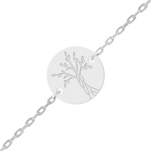 Orféva Gourmette Arbre de Vie (Or Blanc 18k)