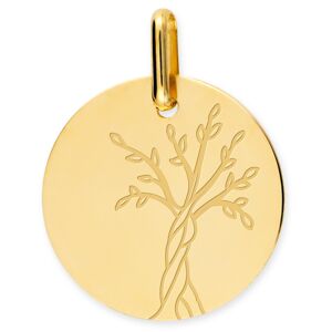 Orféva Médaille Arbre de Vie enraciné en Or jaune
