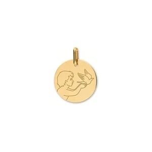 Orfeva Medaille Ange et l'envol de la Colombe en or jaune 9K