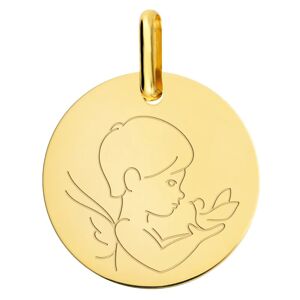 Orfeva Medaille bapteme petit ange a la colombe