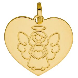 Orféva Médaille coeur Ange petite fille (Or Jaune 9K)