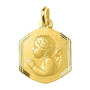 Orféva Médaille Ange Priant Ciselée (or Jaune)