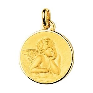 Orfeva Medaille Ange Raphael cerclee (Or Jaune)