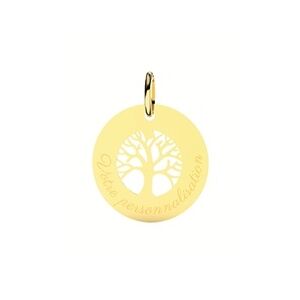 Orféva Médaille arbre de vie à personnaliser Or Jaune