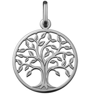 Orfeva Medaille arbre de vie feuillage garni ajouree en Argent