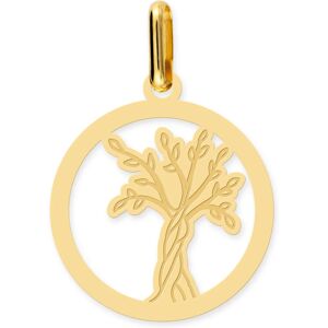 Orféva Médaille Arbre de Vie ajourée cerclage fin en or jaune 18 carats - Publicité