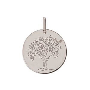 Orfeva Medaille arbre de vie et colombe (Or Blanc)