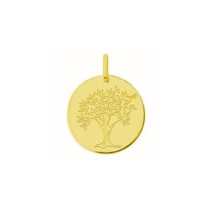 Orféva Médaille arbre de vie et colombe (Or Jaune)