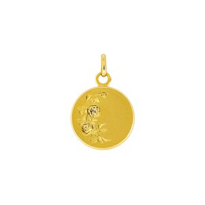 Orféva Médaille à la rose en or jaune