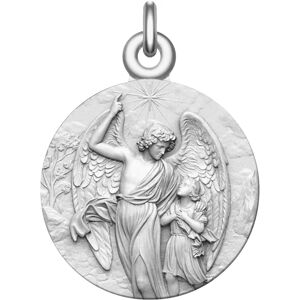 Manufacture Mayaud Medaille bapteme Ange Gardien argent