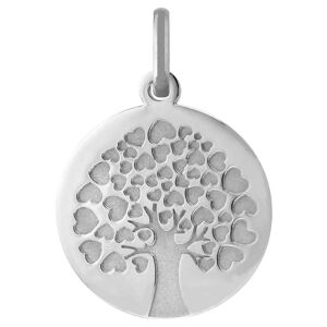 Orfeva Medaille arbre de vie coeurs (Or Blanc)