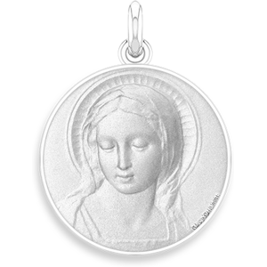 Médaille Becker Vierge Amabilis en argent - Publicité