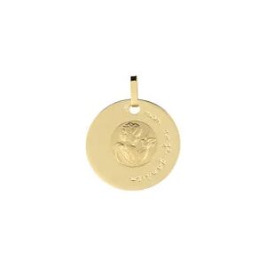 Orféva Médaille disque Ange à la Colombe