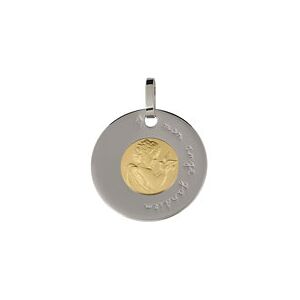 Orféva Médaille disque Ange à la Colombe