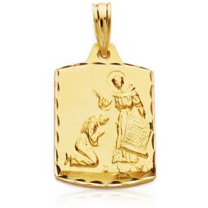 Orféva Médaille Saint Francois d' Assise or jaune 9K