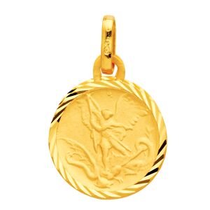 Orféva Médaille Archange Saint-Michel ciselée (Or Jaune)