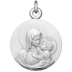 Manufacture Mayaud Médaille bapteme Vierge à l'enfant - argent