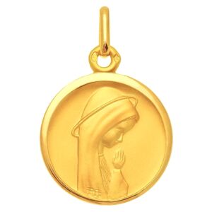 Orféva Médaille Vierge en prière auréolée