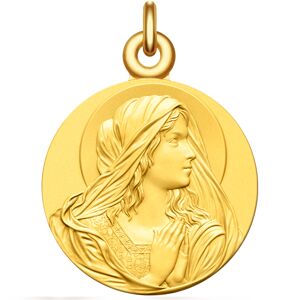Manufacture Mayaud Medaille Vierge en priere vermeil