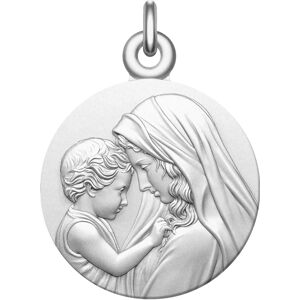 Manufacture Mayaud Medaille bapteme Vierge a l'enfant - Argent