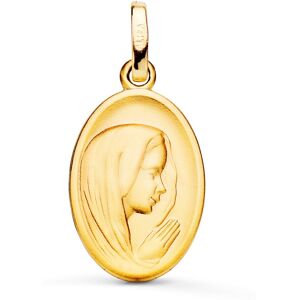 Orféva Médaille Vierge en prière Ovale (Or Jaune 9k)