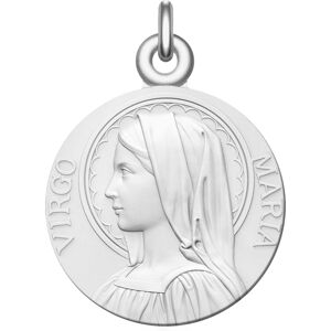 Manufacture Mayaud Medaille bapteme Vierge Virgo Maria argent