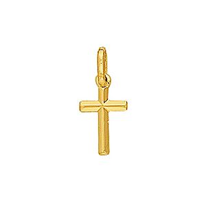 Orféva Pendentif Croix Fil Biseauté