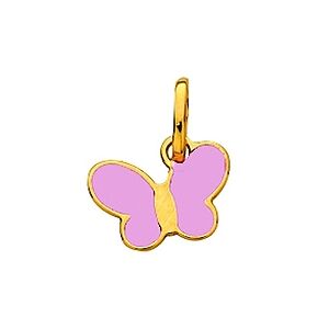 Orféva Pendentif Enfant Papillon Rose