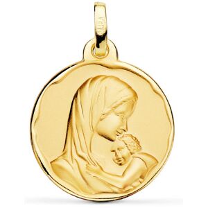 Orféva Médaille Vierge à l'enfant en cachet  Or jaune
