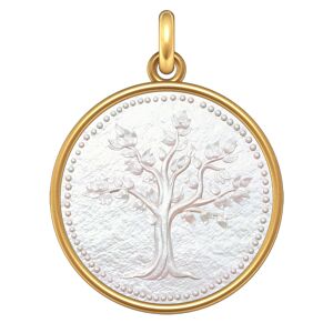 Manufacture Mayaud Medaille arbre de vie Perle - or et nacre