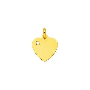 Orfeva Pendentif coeur or et diamant (Or Jaune)