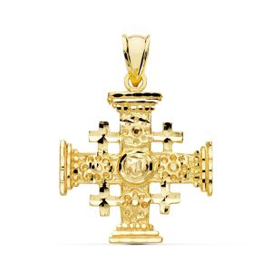 Orfeva Pendentif Croix de Jerusalem en or jaune