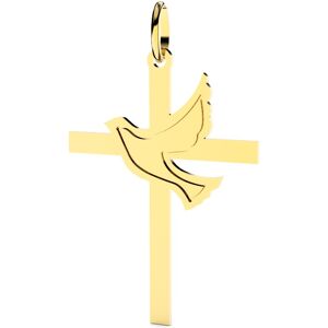 Orfeva Pendentif Croix et Colombe Or jaune