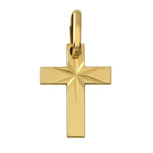 Orfeva Pendentif Croix scintillante Or Jaune