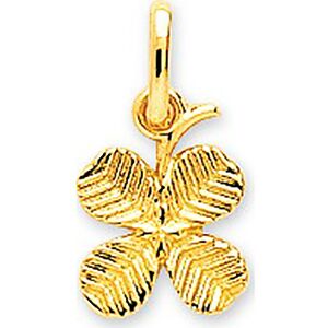 Orféva Pendentif trèfle à 4 feuilles (Or Jaune 9K)