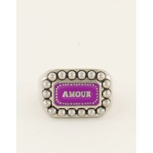 Bague Bold Spirit avec charm« Amour » rose My Jewellery Argenté/Doré 18 female - Publicité