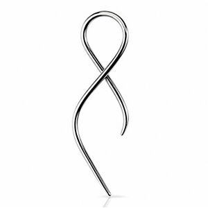 Piercing Street Piercing ecarteur Spirale acier chirurgical - Argente