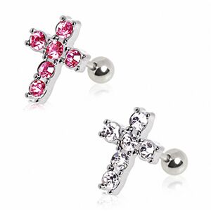 Piercing Street Piercing oreille helix croix -