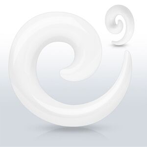 Piercing Street Piercing Ecarteur Acrylique Spirale Blanc - Multicolore